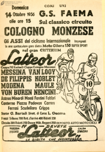 1956 Il Circuito degli Assi  di Cologno Monzese