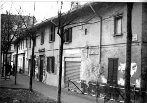 Corte del Boia "curt del Boia"  (i Negrinelli) piazza Castello, 1970-1980Oggi lascia il posto alla banca Intesa San Paolo