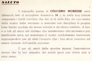 1956 Il Circuito degli Assi  di Cologno Monzese